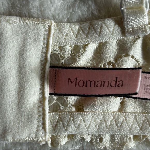 Momanda Cream Lace Bralette Size 34C - Picture 2 of 13